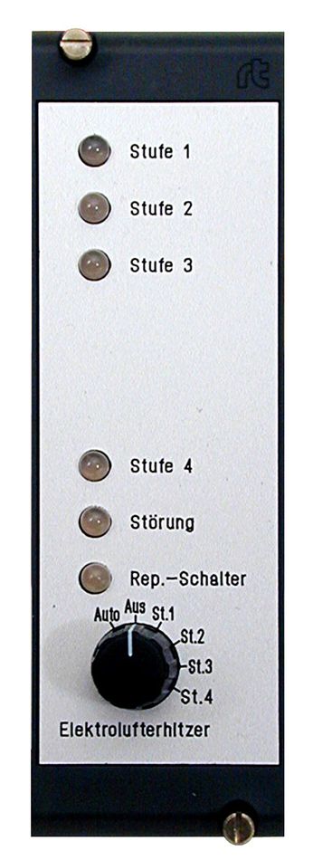 RSL3036 Module avec 1 commutateur 6 positions (en partie basse) et 6 LED (3 en partie basse et 3 en partie haute)