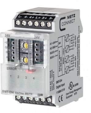 BT-BMT-DI4 Module BacNet MS/TP a 4 entrées digitales