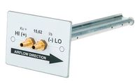 Capteur / Sonde de pression différentielle pour mesure du débit, sortie 0-10V et TOR, raccord M12